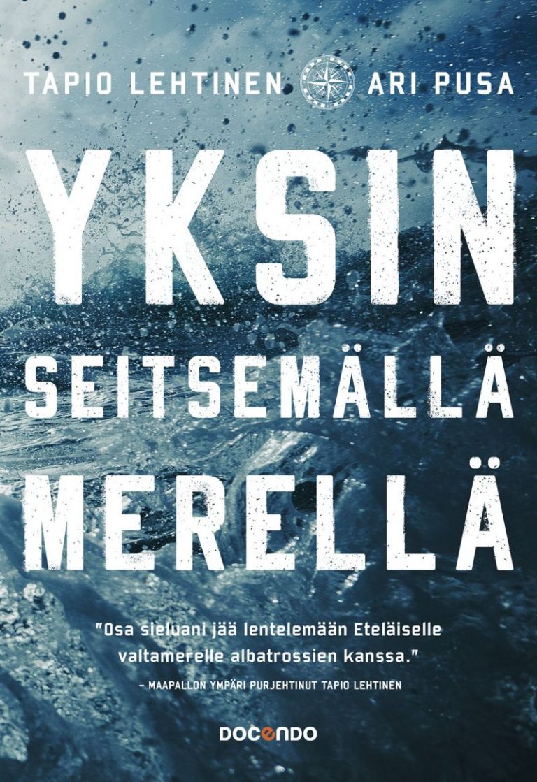 Yksin seitsemällä merellä, kirjan kansi