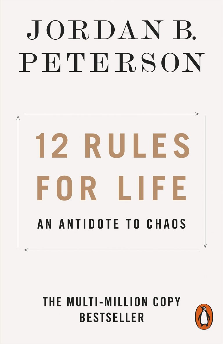 Jordan Peterson: 12 Rules for Life: An Antidote to Chaos, kirjan kansi