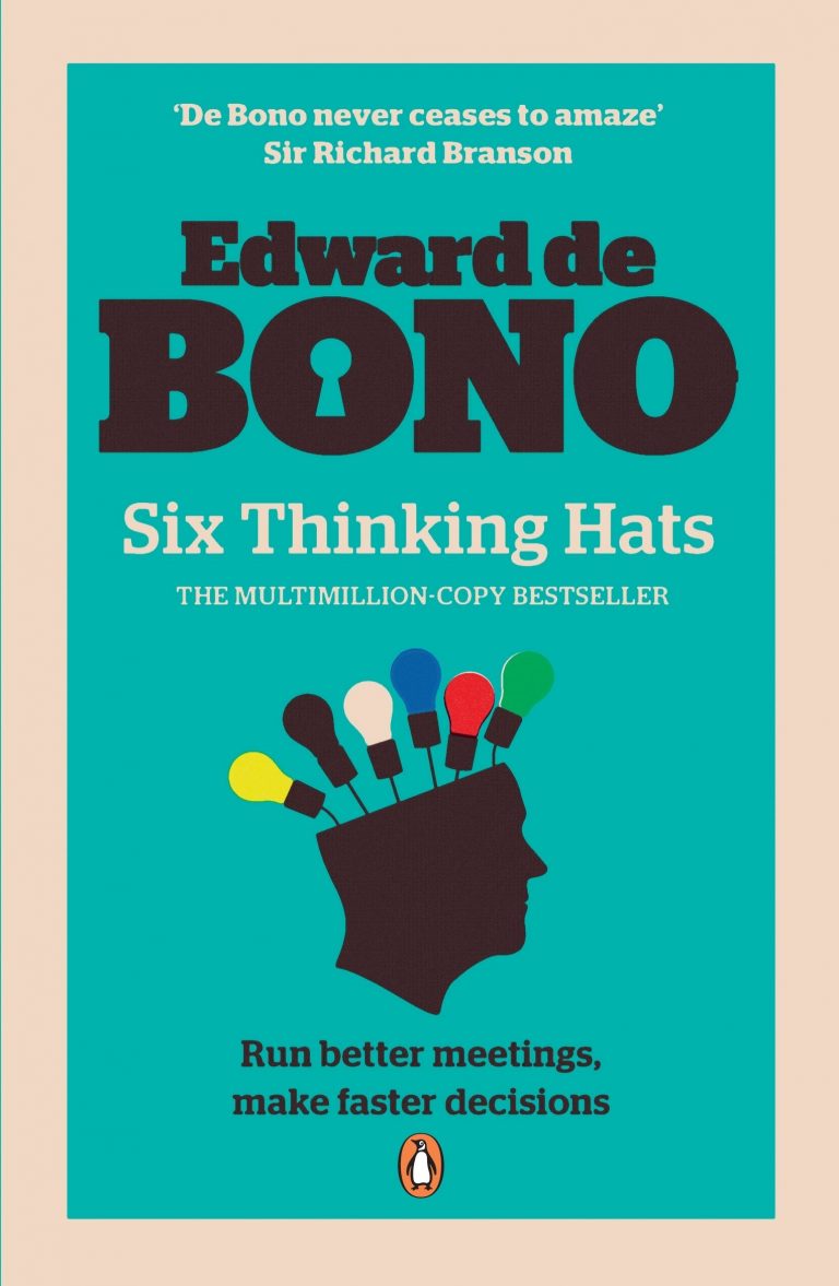 Edward de Bono: Six Thinking Hats, kirjan kansi