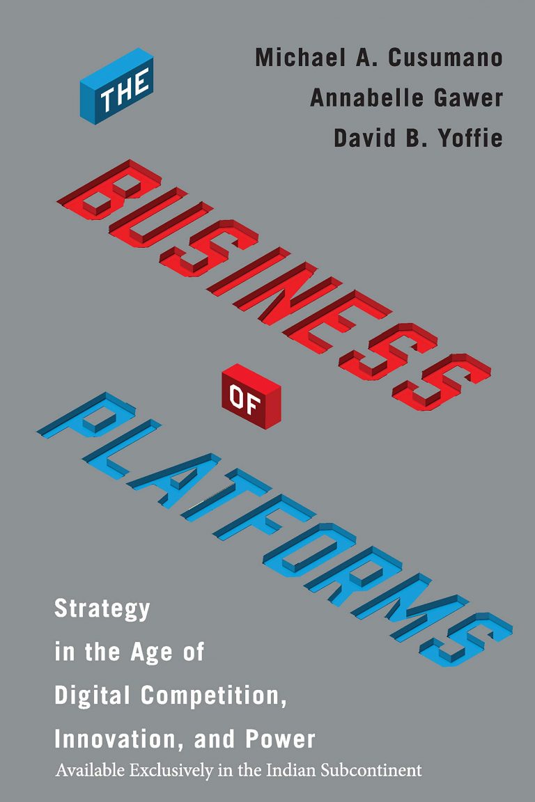 Cusumano: Business of Platforms, kirjan kansi