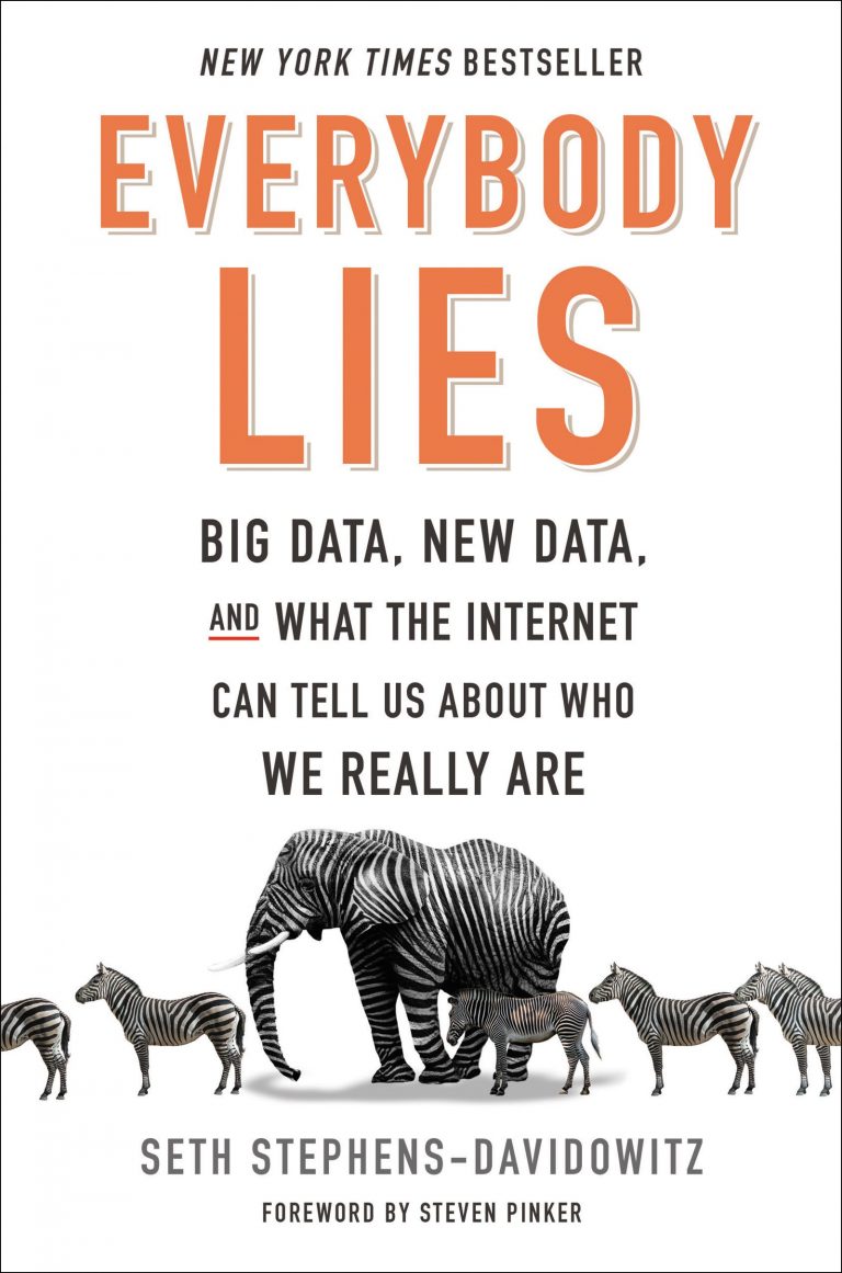 Stephens-Davidowitz: Everybody Lies, kirjan kansi