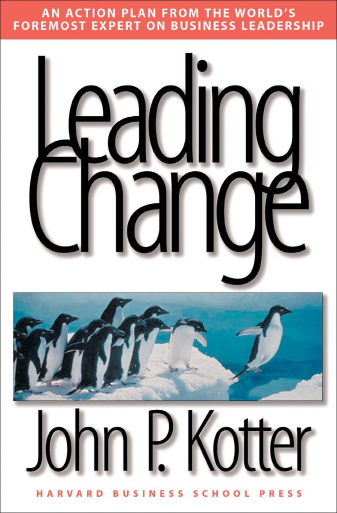 John P. Kotter: Leading Change, kirjan kansi