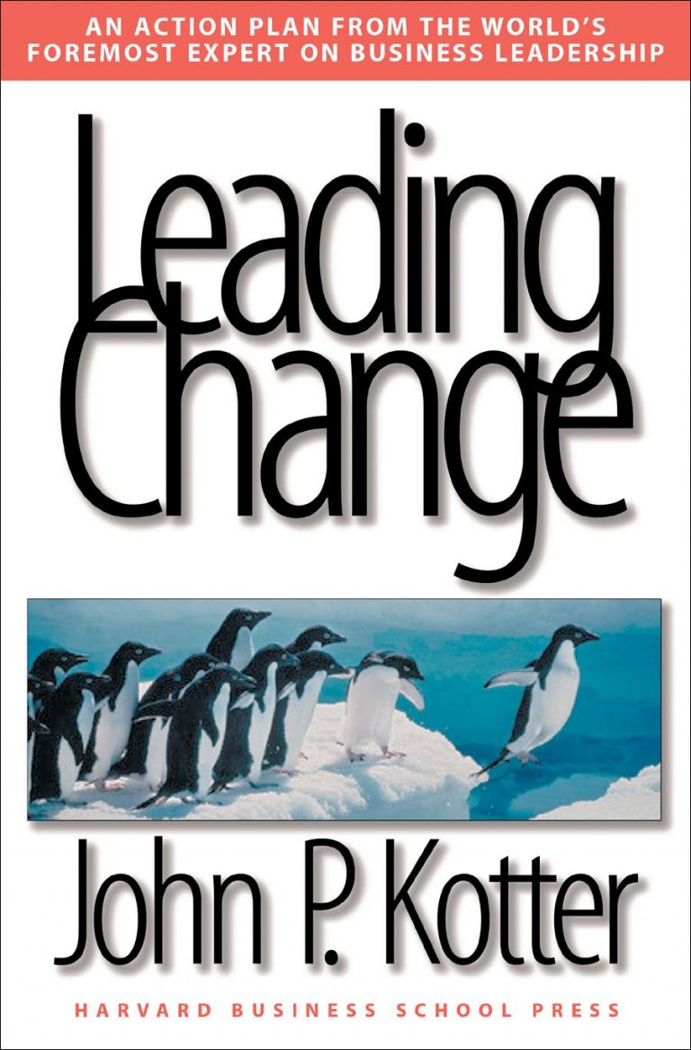 John P. Kotter: Leading Change, kirjan kansi