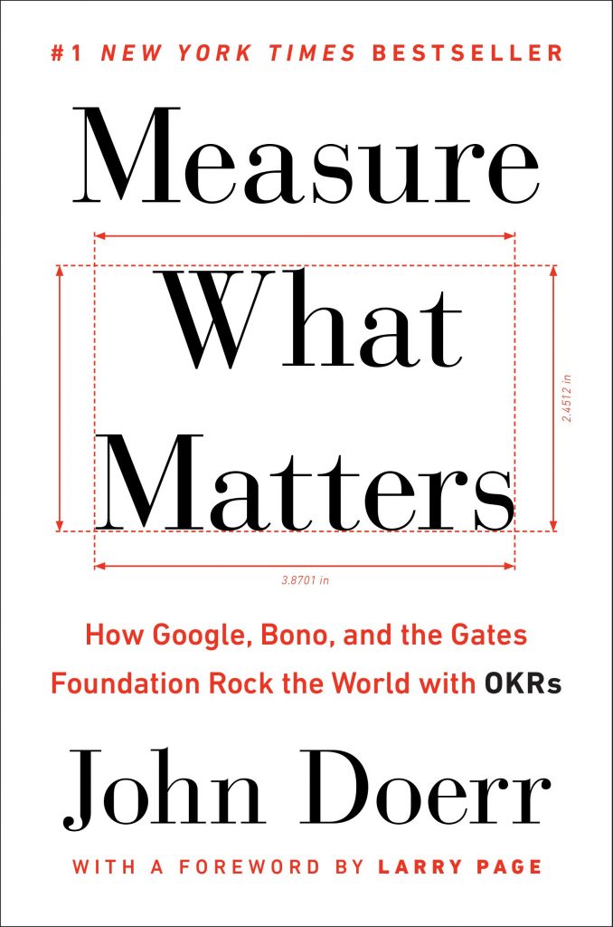 Doerr: Measure What Matters, kirjan kansi