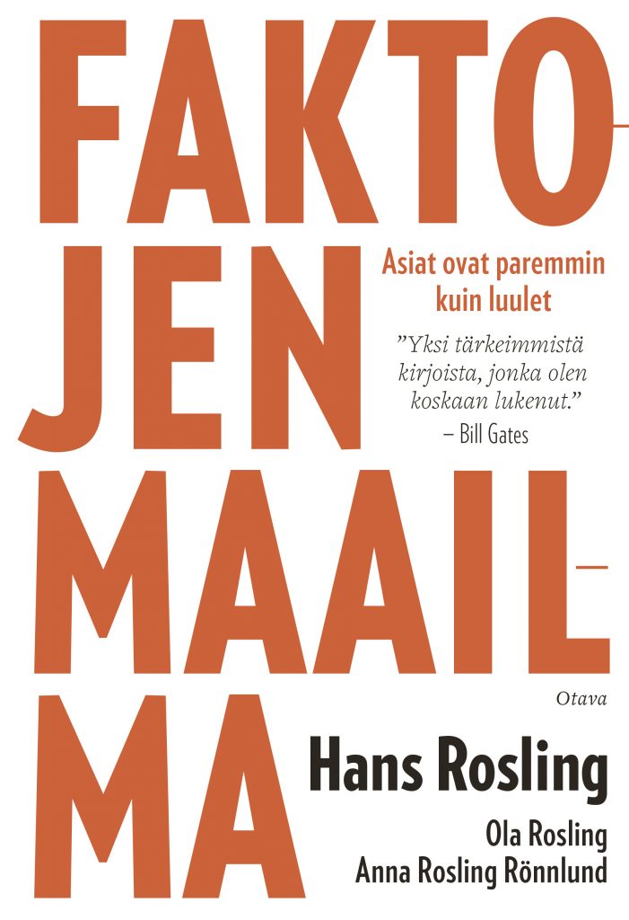 Rosling: Faktojen maailma, kirjan kansi