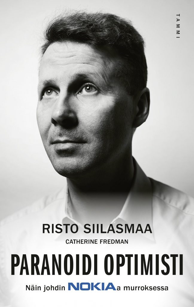 Siilasmaa: Paranoidi optimisti, kirjan kansi