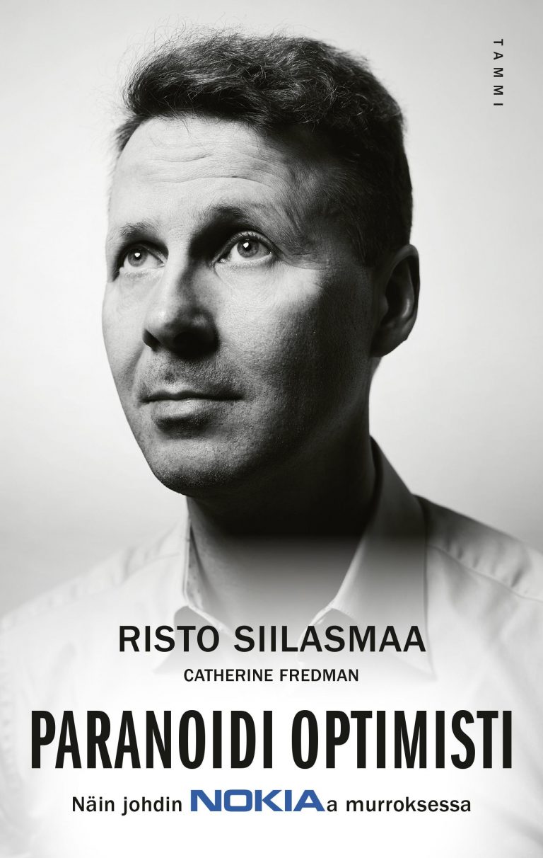 Siilasmaa: Paranoidi optimisti, kirjan kansi