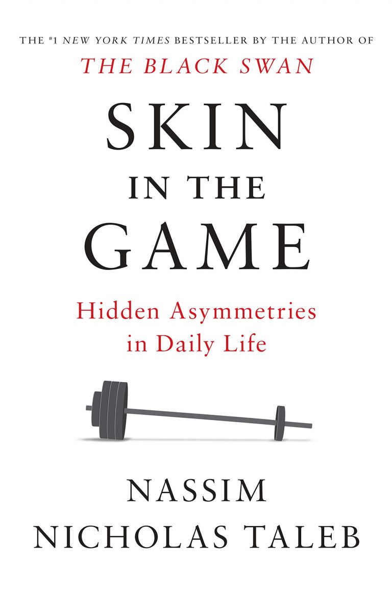 Taleb: Skin in the Game, kirjan kansi