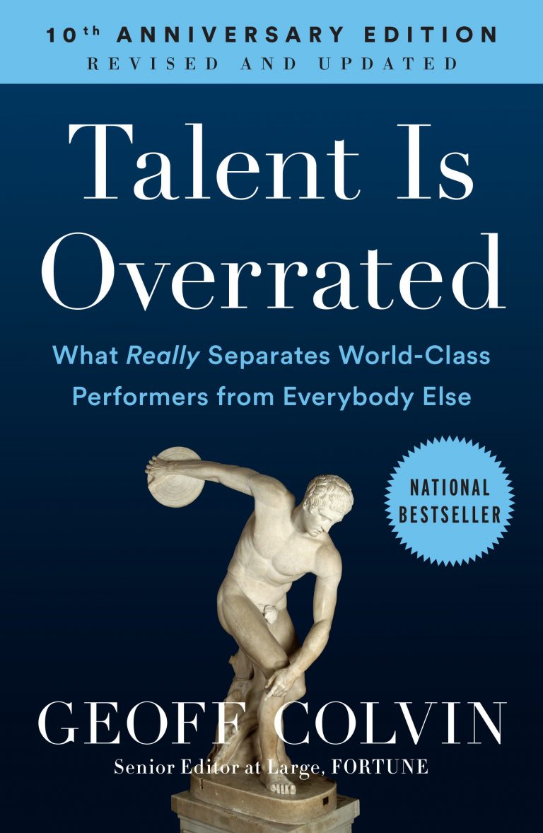 Colvin: Talent is Overrated, kirjan kansi