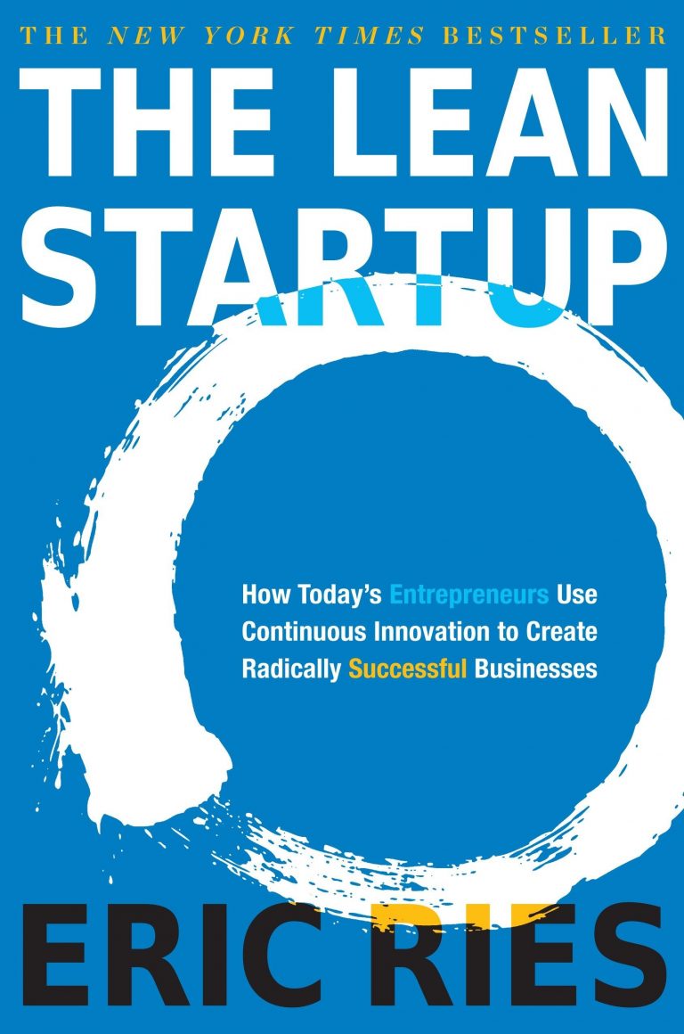 Ries: The Lean Startup, kirjan kansi