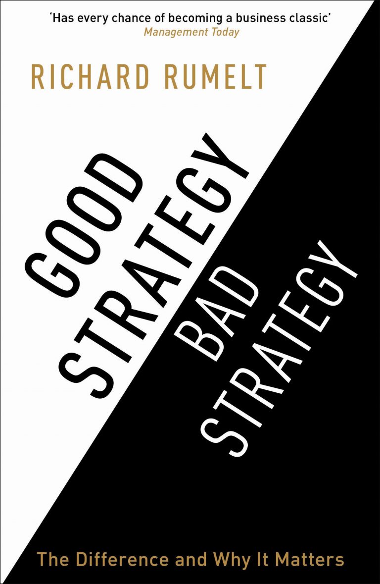 Rumelt: Good Strategy, Bad Strategy, kirjan kansi