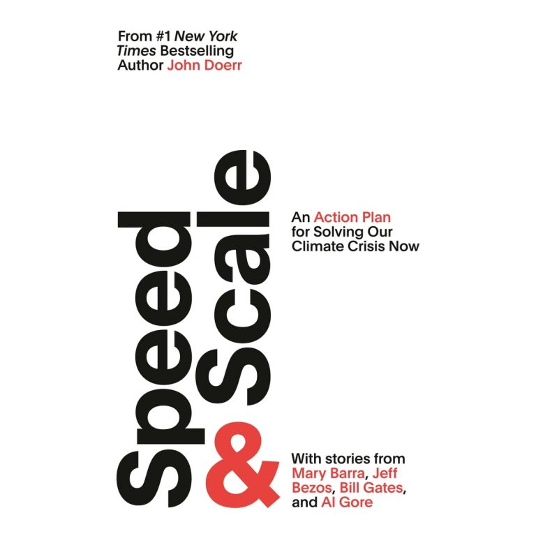 Doerr: Speed & Scale, kirjan kansi