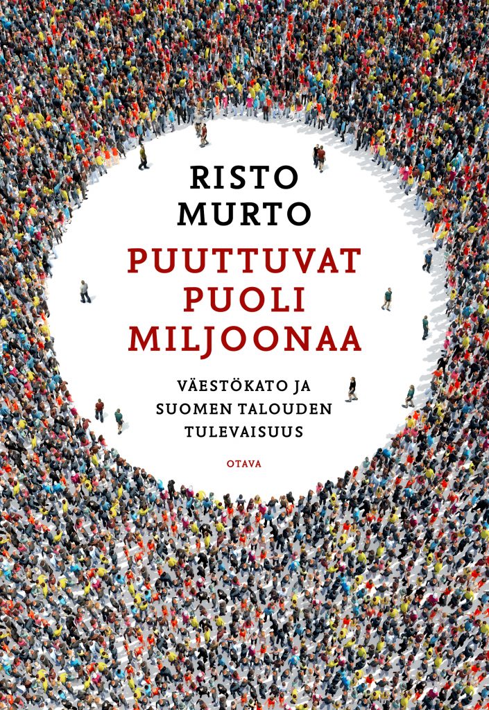 Puuttuva puoli miljoonaa, kirjan kansi