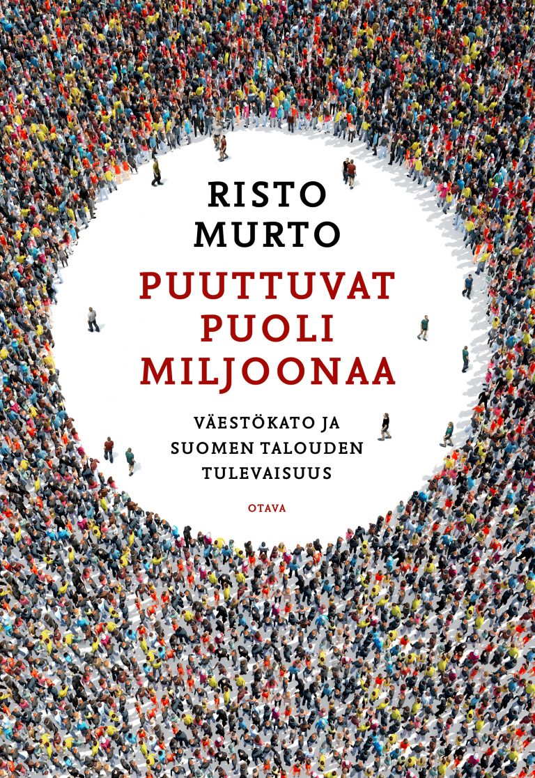 Puuttuva puoli miljoonaa, kirjan kansi