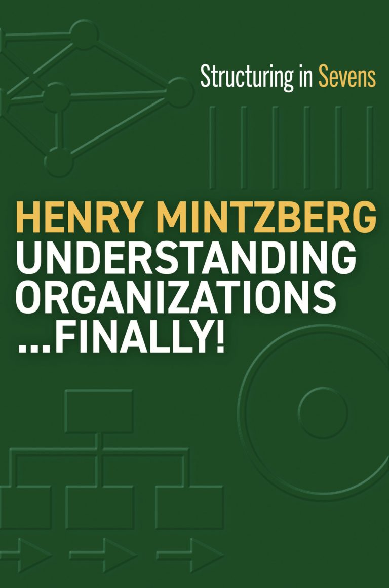 Mintzberg: Understanding Organizations – finally, kirjan kansi