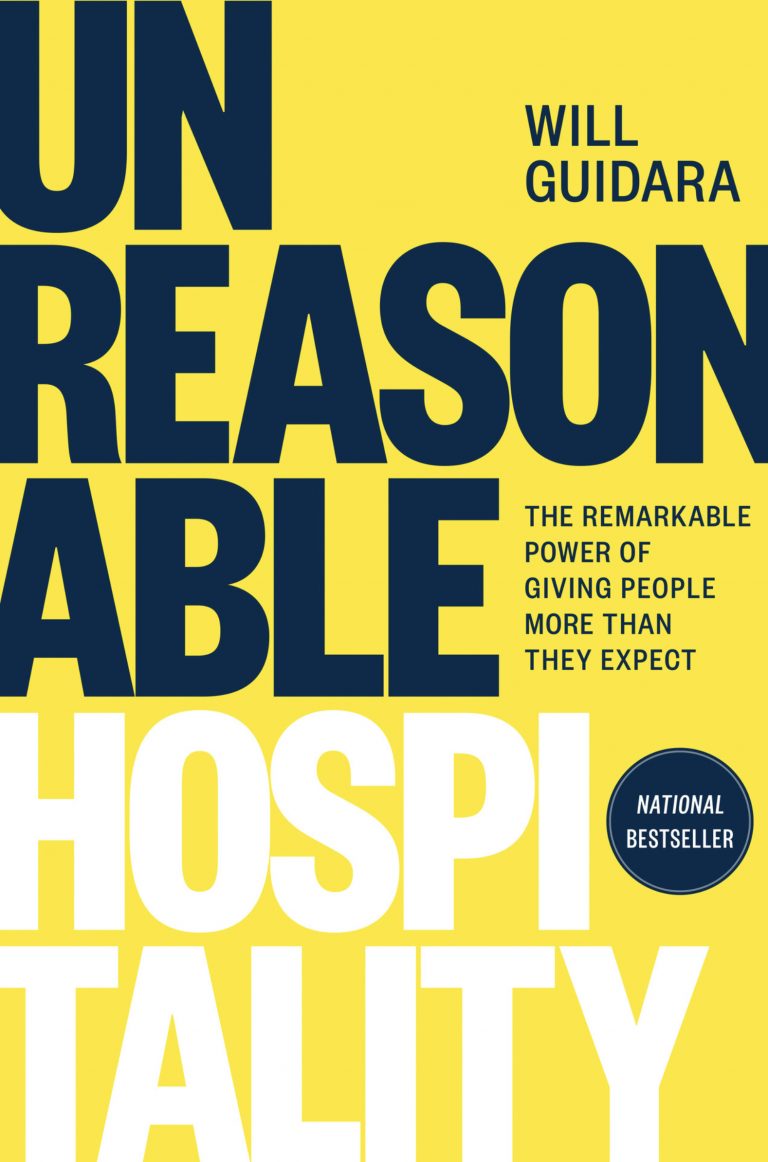 Unreasonable Hospitality, kirjan kansi
