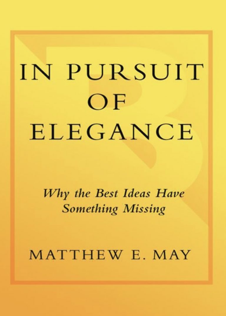 In Pursuit of Excellence, kirjan kansi