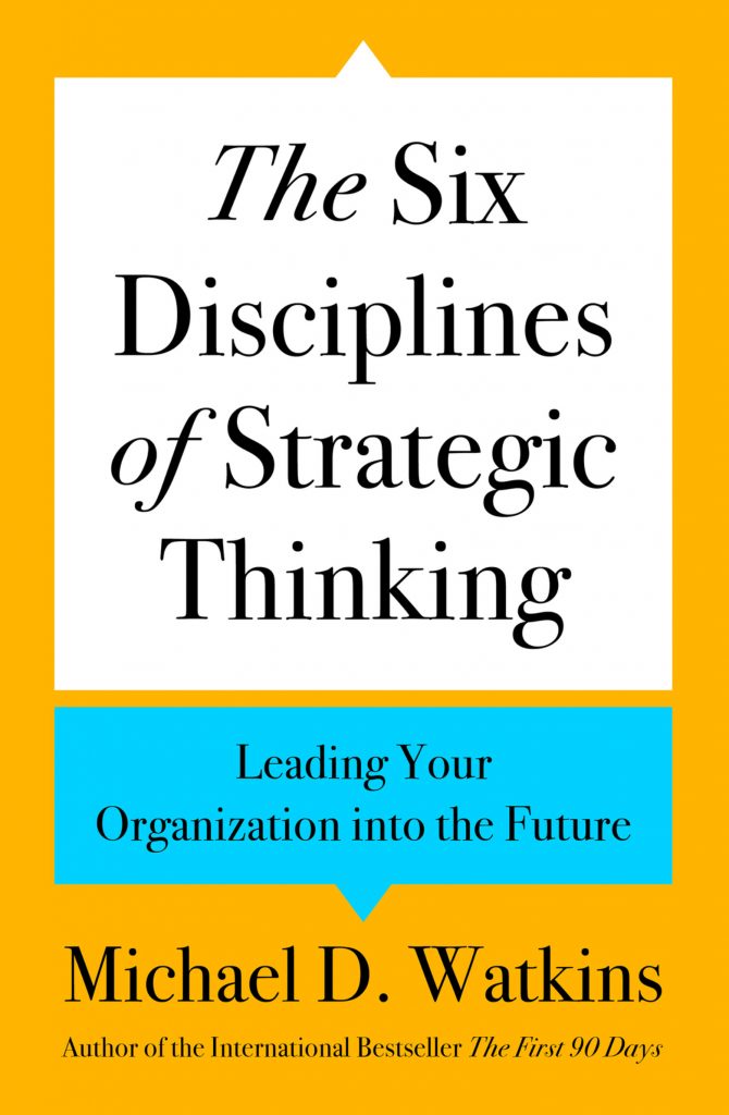 The Six Disciplines of Strategic Thinking, kirjan kansi