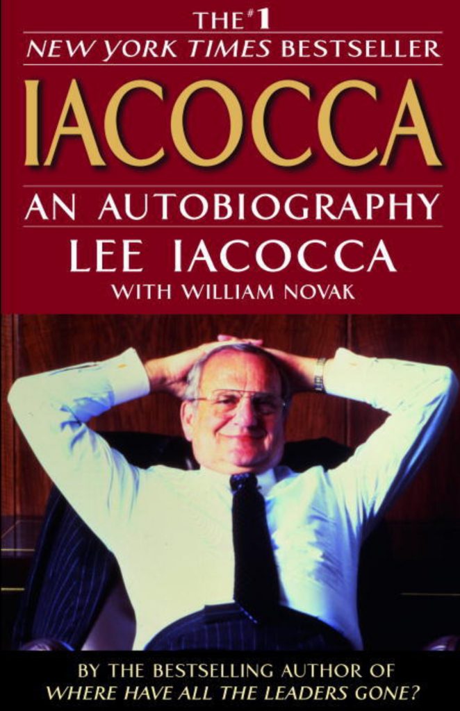 Iacocca, kirjan kansi