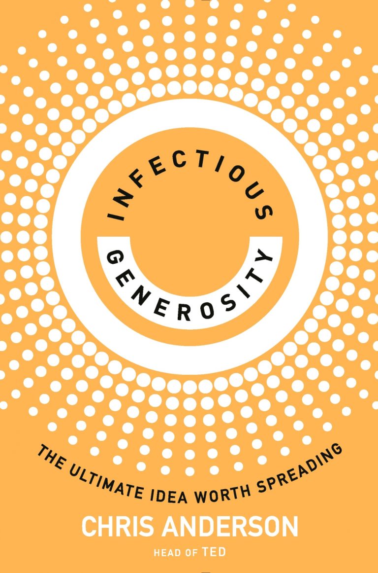 Infectious Generosity, kirjan kansi