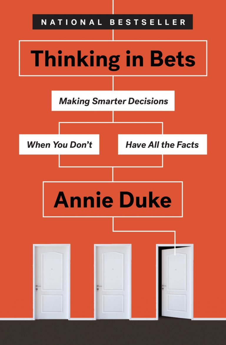 Thinking in Bets, kirjan kansi