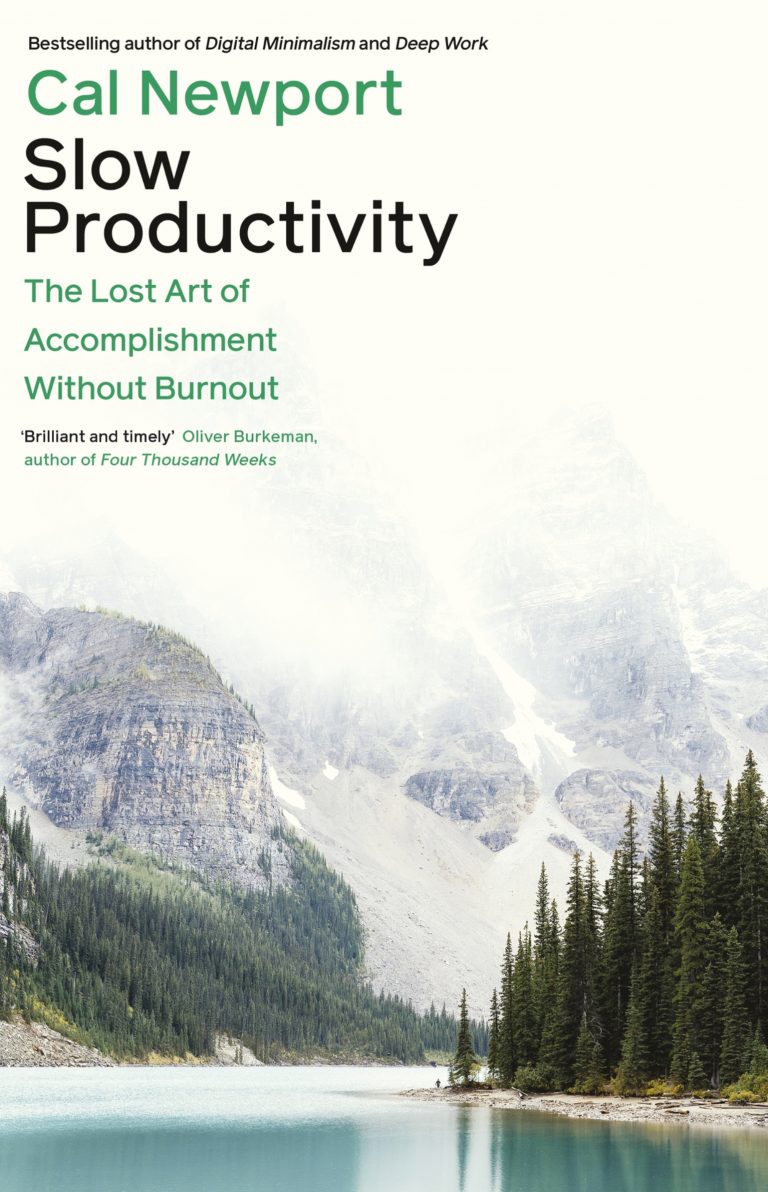 Slow Productivity, kirjan kansi